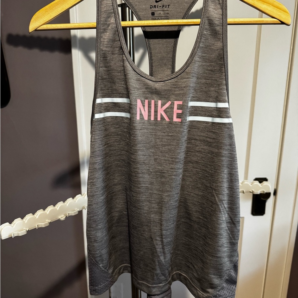 Nike Dri-FIT Gray Athletic Tank